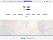 Tablet Screenshot of hotelcarreno.com